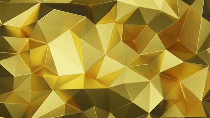 Golden textured wall. Gold liquid wave background. Gold metal surface  abstract. 3d rendering.