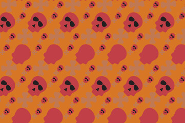 halloween smales pattern. suitable for wallpapers and backgrounds