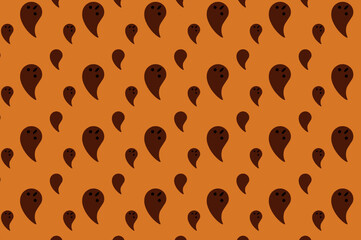 halloween smales pattern. suitable for wallpapers and backgrounds