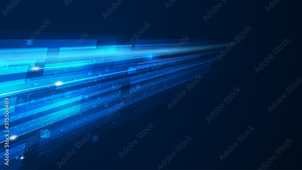 Poster abstract speed line network computing sci fi innovative concept design background