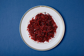 gastronomic photography, beet dish