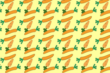 carrot smales pattern. suitable for wallpapers and backgrounds