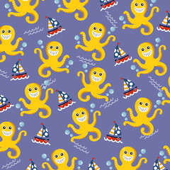  pattern sea under the sea concept illustration vector design 17