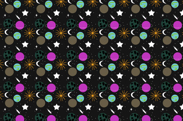 simple space pattern.
suitable for wallpaper or background.