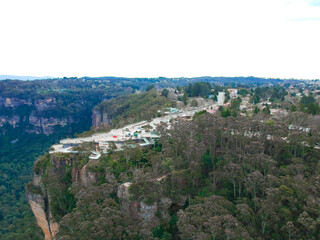 Obraz premium Echo Point Blue Mountains Katoomba Sydney NSW Australia