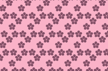 cherry blossom smales pattern. suitable for wallpapers and backgrounds