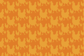 Sakura smales rooster pattern. suitable for wallpapers and backgrounds
