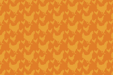 Sakura smales rooster pattern. suitable for wallpapers and backgrounds