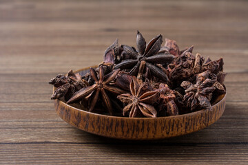 Chinese food spice star anise