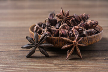 Chinese food spice star anise