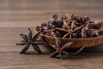 Chinese food spice star anise