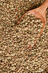  Close up of coffee beans for background                                
