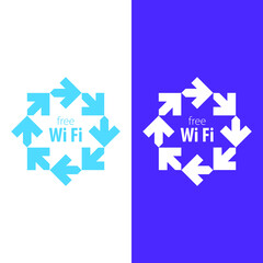 Free WiFi Logo Vector Design for Icon, Symbol, and Logo