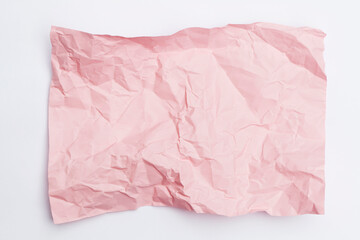 pink crumpled paper background, texture for web design screensavers.