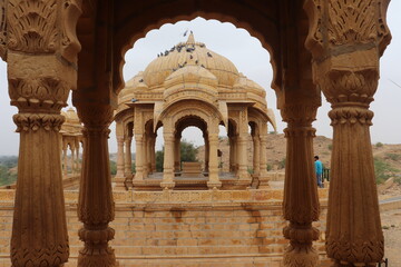 Ancient Indian tombs and archways