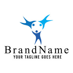 human people team logo icon vector. line art, painting art, tattoo art.