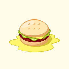 Illustration of a Burger