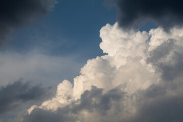 blue sky with clouds
