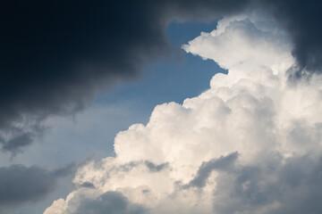 blue sky with clouds