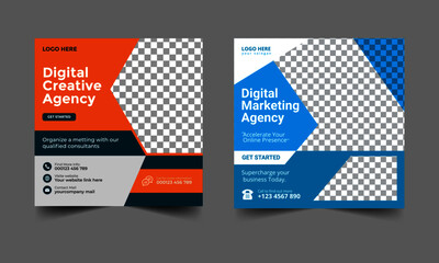Marketing Social Media Design Template