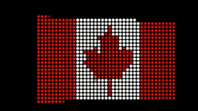  Canada Flag 4K animation background - Flag of Japan animation