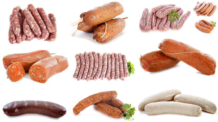 group of sausages