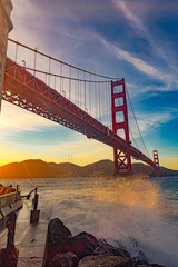 Under Golden Gate Bridge