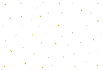 シンプルな金粉の背景素材 紙吹雪 イラスト ベクター

