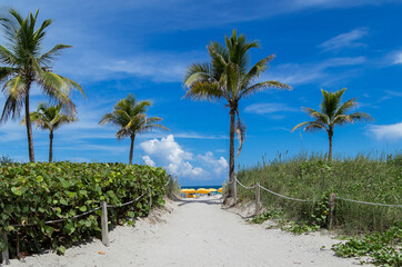 Sun on the beach - Miami Beach