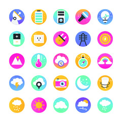 Technology Gradient Vector Icons