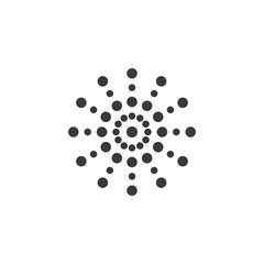 Halftone logo concept
