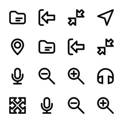 Set Of Font Awesome Icons 