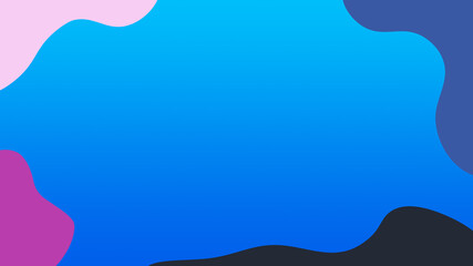 blue background with a frame for text