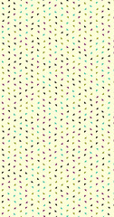 Abstract Color Halftone Dots generative art background illustration