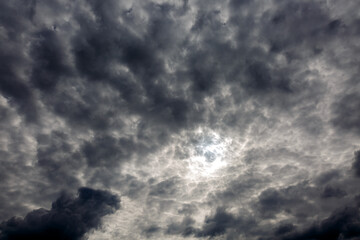 Abstract texture of clouds and dramatic sky