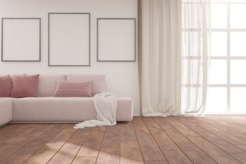 Fototapeta premium Modern interior design. 3D illustration