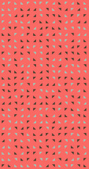 Abstract Color Halftone Dots generative art background illustration