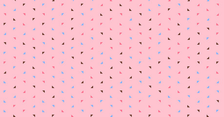 Abstract Color Halftone Dots generative art background illustration