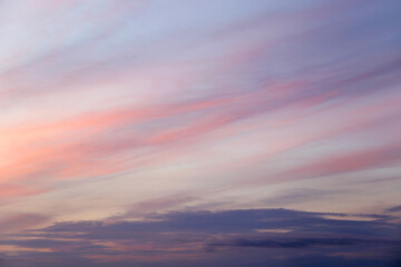 Cloudy and sunset sky, for backgrounds or textures