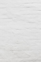White color grunge brick wall for texture background