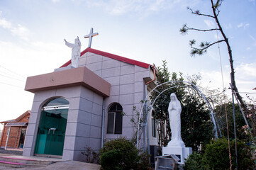 The catholic small cathedral.