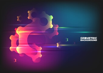 Technology background color vector for web and design