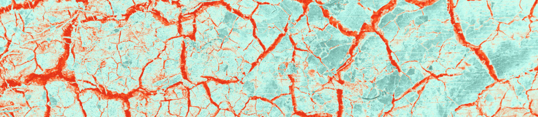 abstract red, orange, celadon and aquamarine colors background for design