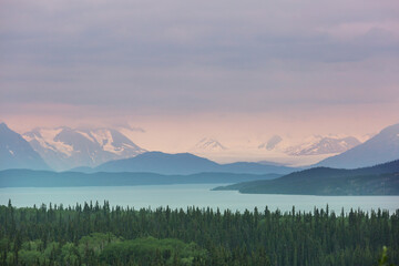 Fototapeta na wymiar Mountains in Alaska