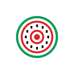 Watermelon icon Ilustration vector