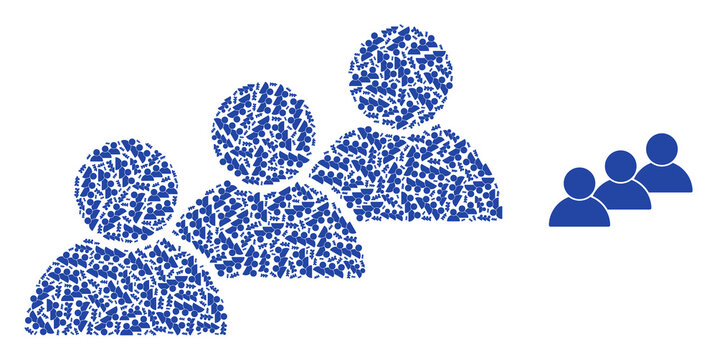 Vector user cohort composition is created from random recursive user cohort items. Fractal composition from user cohort.