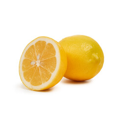 Isolated image Lemon on white background