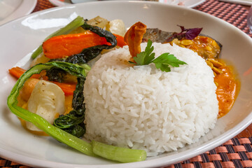 rice with fish