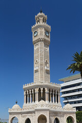 Fototapeta premium Izmir Clock Tower in Izmir, Turkey