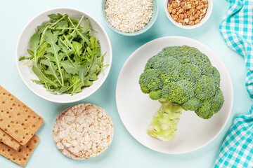 Healthy food and weigh loss concept